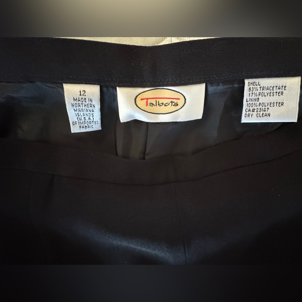 Talbots Black Trousers for Effortless Style